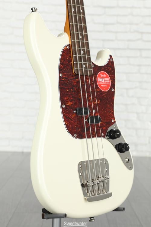 Squier Classic Vibe '60s Mustang Bass - Olympic White | Sweetwater