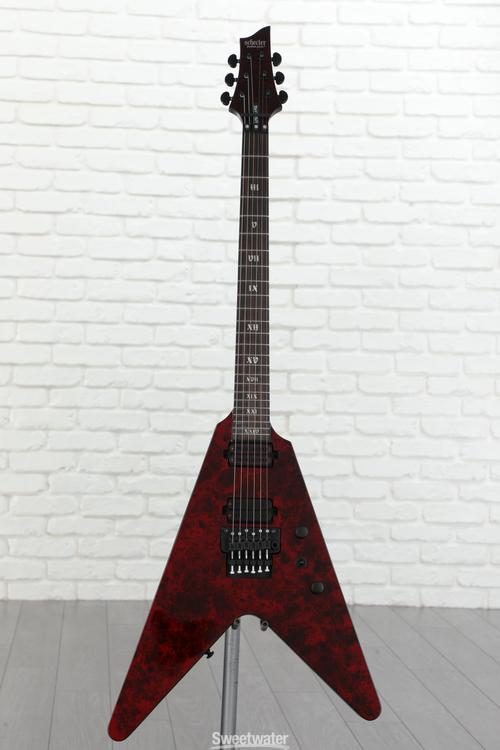Schecter V-1 FR Apocalypse - Red Reign | Sweetwater