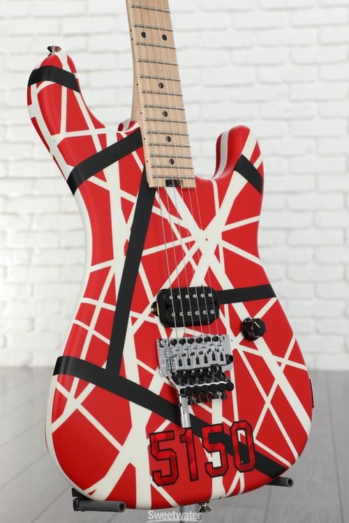 Fender EVH Striped Series 5150 Red/Black/White-