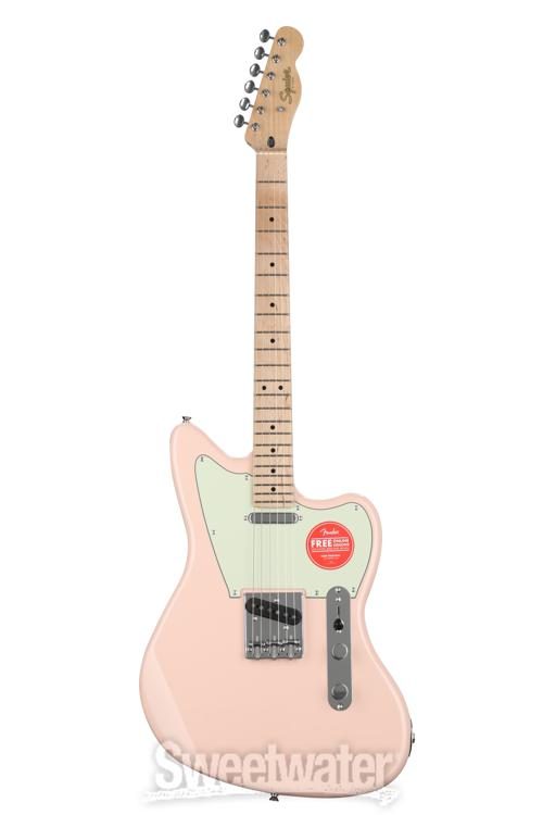 Squier Paranormal Offset Telecaster - Shell Pink with Mint Pickguard