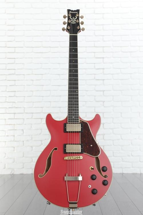 Ibanez Artcore Expressionist AMH90 Hollowbody Electric Guitar - Cherry Red  Flat