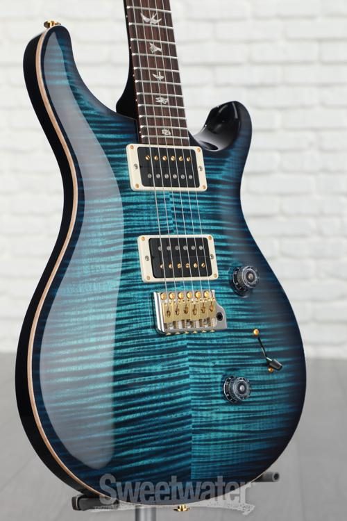 PRS Custom 24 10-Top Electric Guitar with Pattern Thin Neck