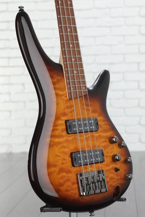 Ibanez Standard SR400EQM Bass Guitar - Dragon Eye Burst | Sweetwater