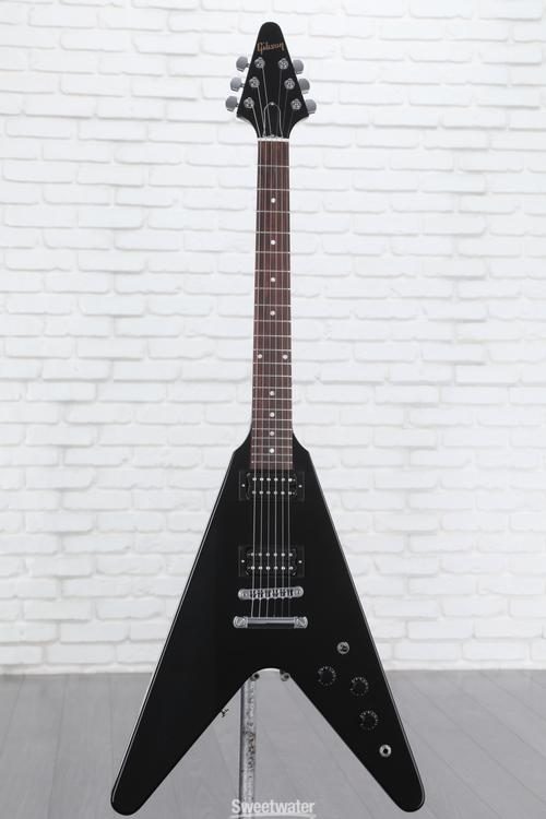 80s Flying V - ebony Guitare électrique métal Gibson