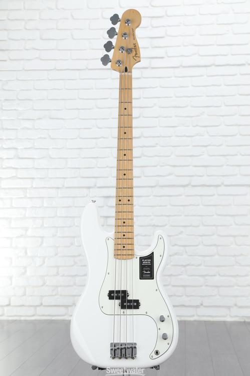 Fender Player Precision Bass - Polar White with Maple Fingerboard