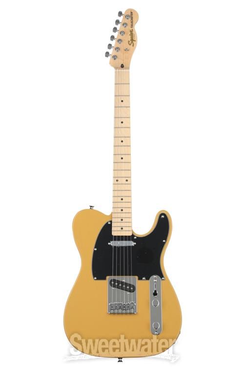 Squier Affinity Series Telecaster Electric Guitar - Butterscotch Blonde  with Maple Fingerboard