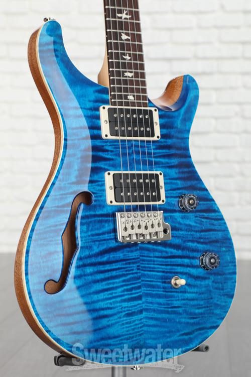 PRS CE 24 Semi-Hollow Electric Guitar - Blue Matteo | Sweetwater