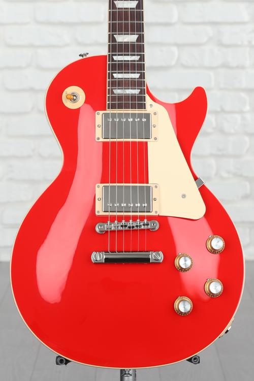 Les Paul Standard '60s Plain Top Electric Guitar - Cardinal Red