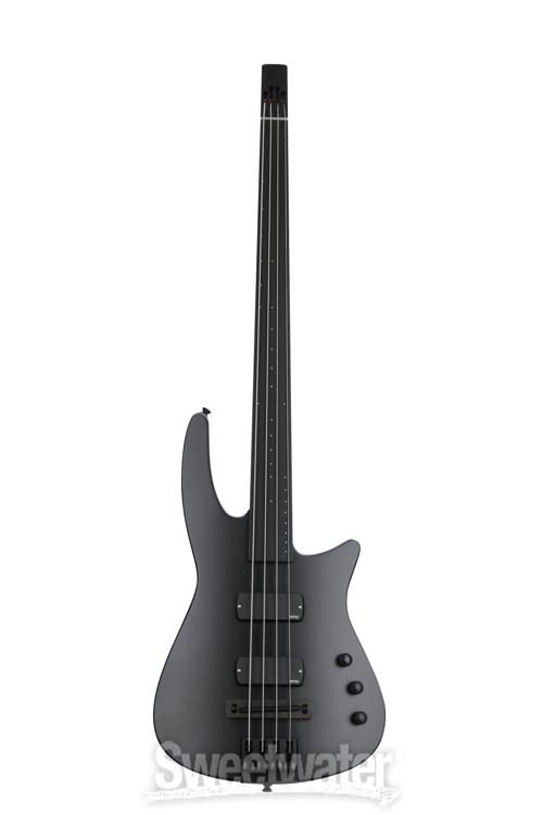 NS Design NXT4a Radius Fretless Bass Guitar - Black