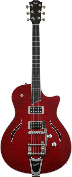Taylor T3/B Semi-hollowbody Electric Guitar with Bigsby - Red Edgeburst