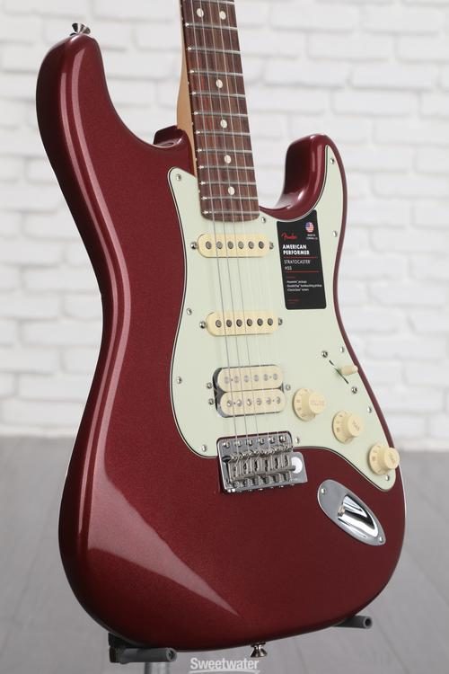 Fender American Performer Stratocaster HSS - Aubergine with Rosewood  Fingerboard