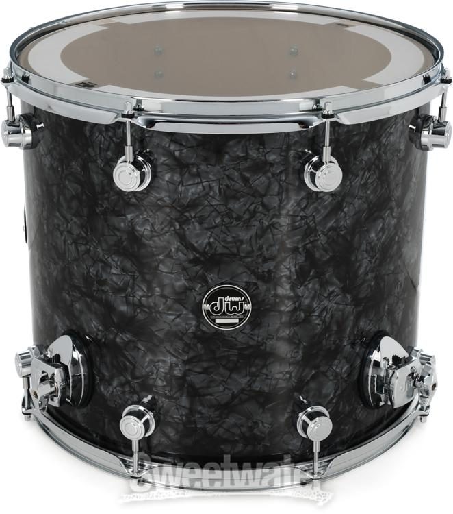 DW Performance Series Floor Tom - 14 x 16 inch - Black Diamond FinishPly