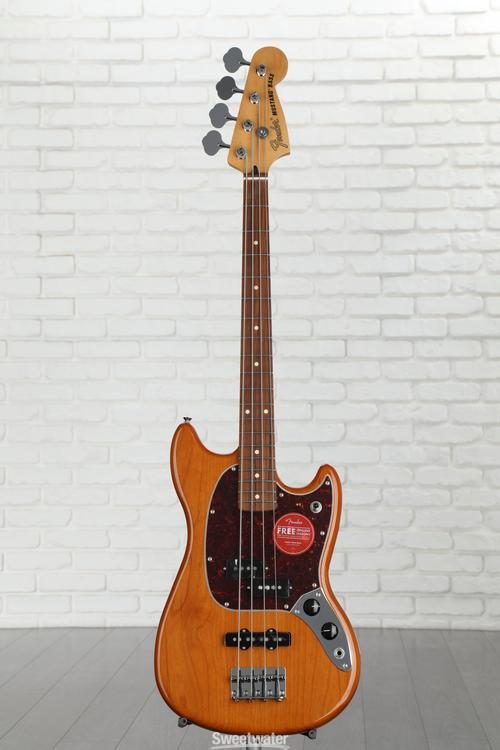 Fender Player Mustang Bass PJ - Aged Natural | Sweetwater
