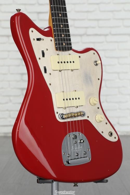 Fender Custom Shop '59 250K Jazzmaster Journeyman Relic Electric Guitar -  Aged Dakota Red