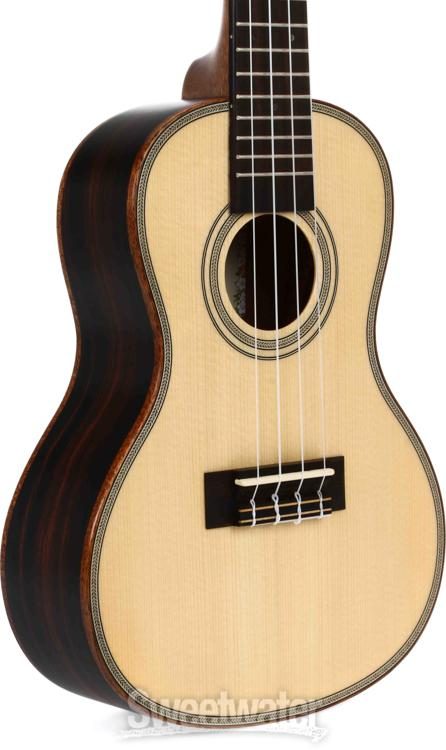 Kala KA-SSEBY-C Concert Ukulele - Striped Ebony | Sweetwater