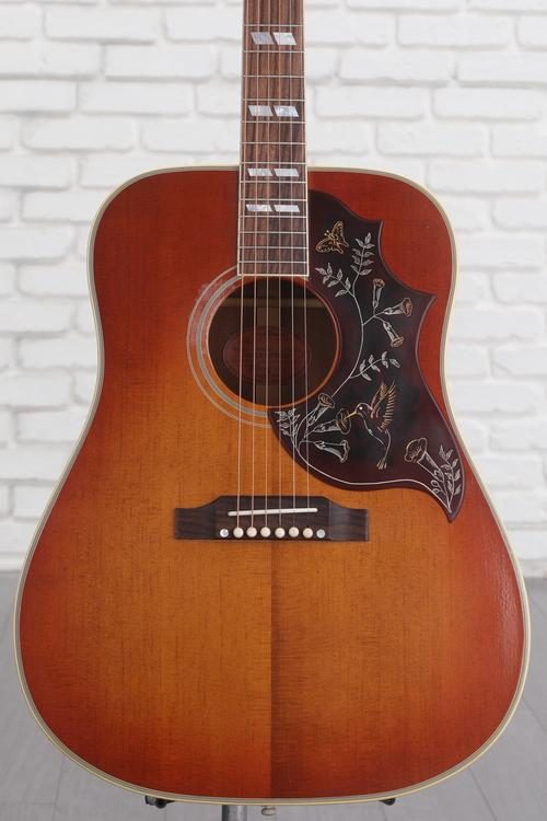 Gibson Acoustic 1960 Hummingbird Murphy Lab Light Aged Acoustic Guitar -  Cherry Sunburst