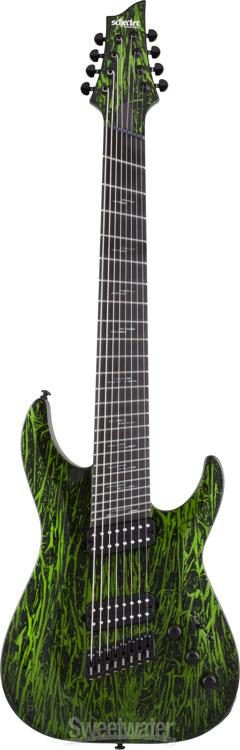 Schecter C-8 MS Silver Mountain 8-string Electric Guitar - Toxic