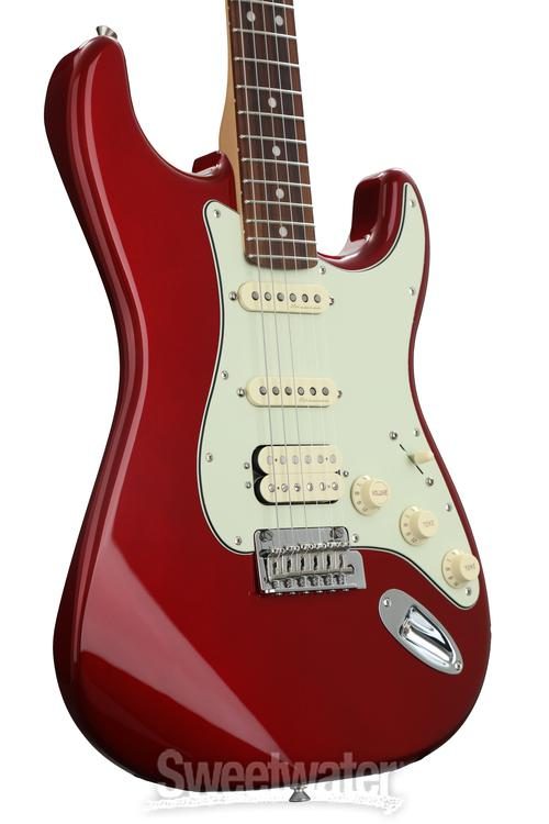 Fender Deluxe Stratocaster HSS - Candy Apple Red with Pau Ferro