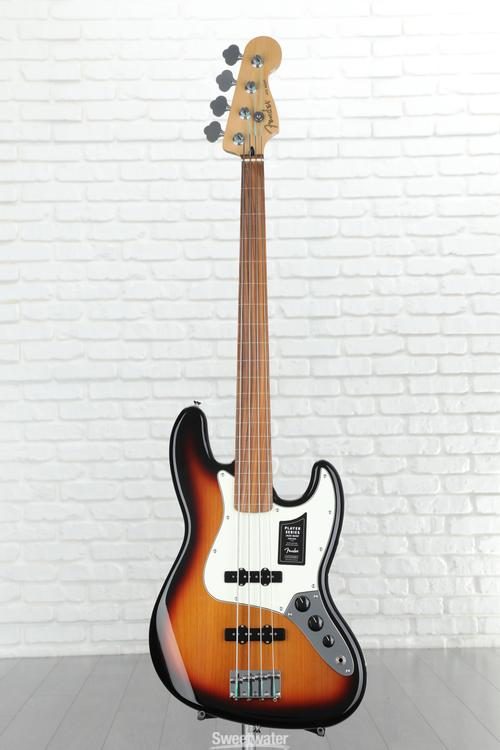 Fender Player Fretless Jazz Bass - 3-Tone Sunburst with Pau Ferro