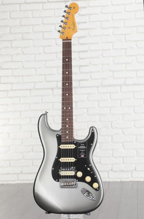 Fender American Professional II Stratocaster HSS - Mercury with Rosewood  Fingerboard