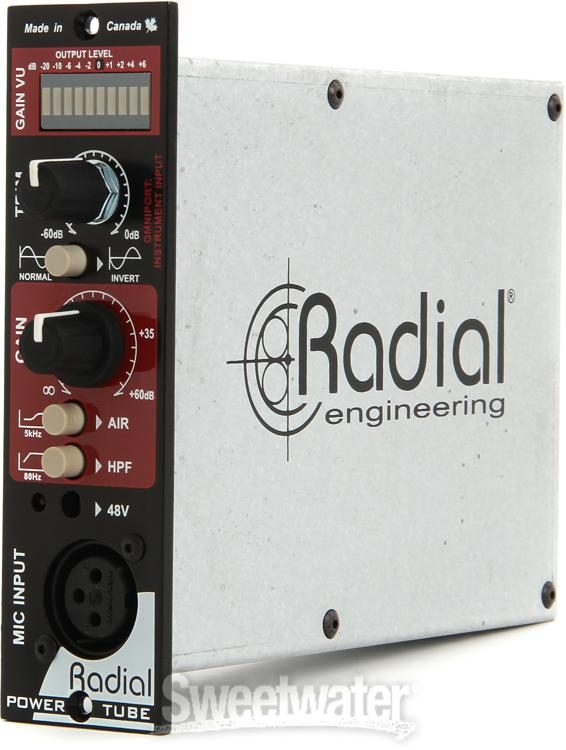 Radial PowerTube 500 Series Microphone Preamp Sweetwater