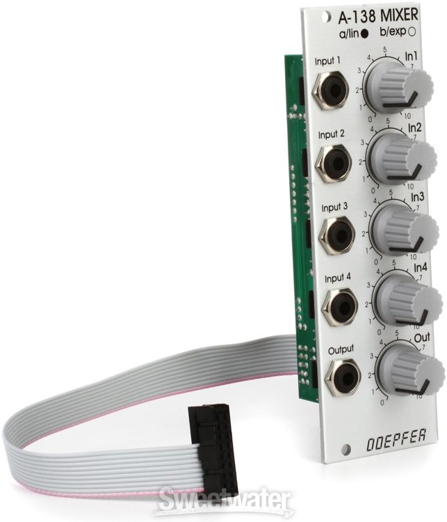 Doepfer A-138a 4-channel Linear Mixer Eurorack Module - Standard