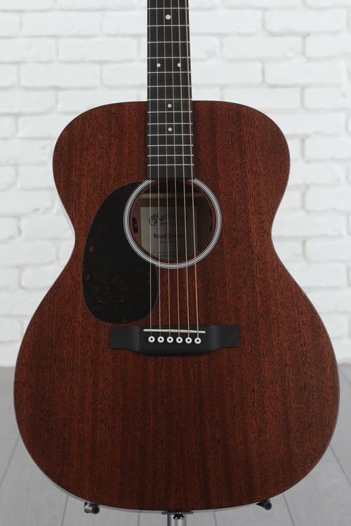 Martin 000-10E Left-Handed Acoustic-Electric Guitar - Natural Satin Sapele