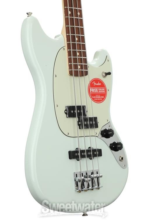 Fender Mustang PJ Bass - Sonic Blue w/ Pau Ferro Fingerboard 