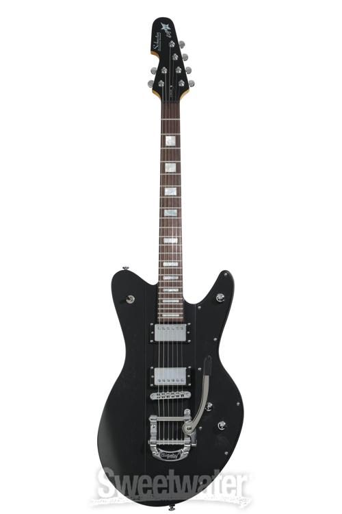 Schecter Guitar Research エレキギター ブラック Schecter Robert Smith UltraCure Signature Electric Guitar