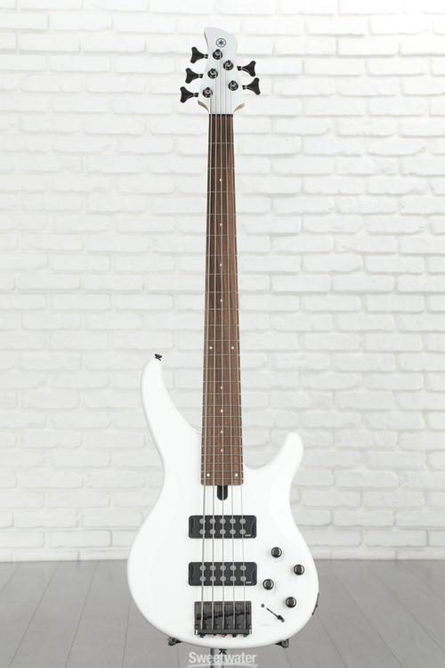 Yamaha TRBX305 5-string Bass Guitar - White | Sweetwater
