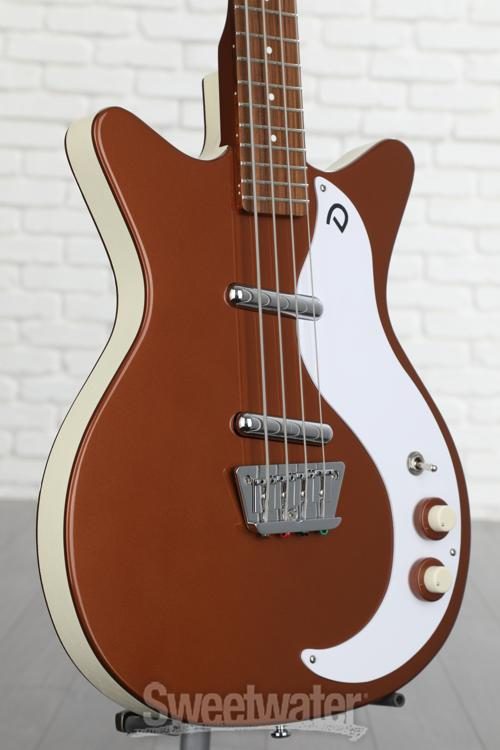 Danelectro '59DC Short Scale Bass Guitar - Copper