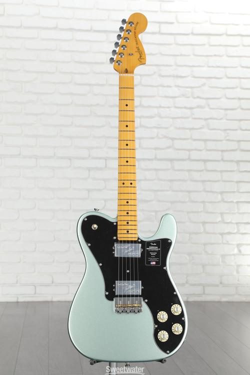 Fender American Professional II Telecaster Deluxe - Mystic Surf Green with  Maple Fingerboard