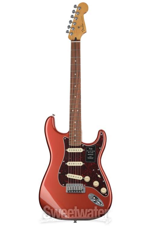 Fender Player Plus Stratocaster - Aged Candy Apple Red with Pau