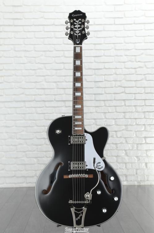 Epiphone Emperor Swingster Hollowbody - Black Aged Gloss | Sweetwater