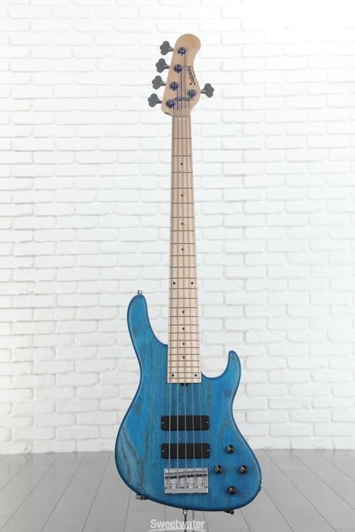 Sadowsky MetroLine 24-fret Modern Bass, Swamp Ash Body, 5-string - Ocean  Blue Transparent Satin