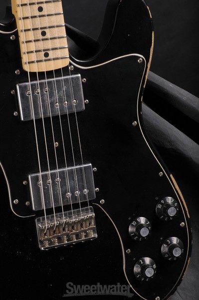 Fender Road Worn '72 Telecaster Deluxe - Deluxe Black | Sweetwater