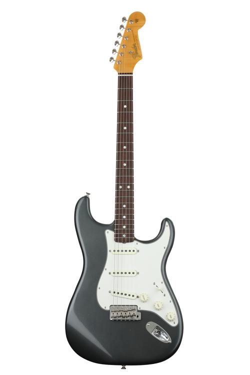 Fender Custom Shop 1965 Time Machine Journeyman Relic Stratocaster - Aged  Charcoal Frost Metallic with Rosewood Fingerboard