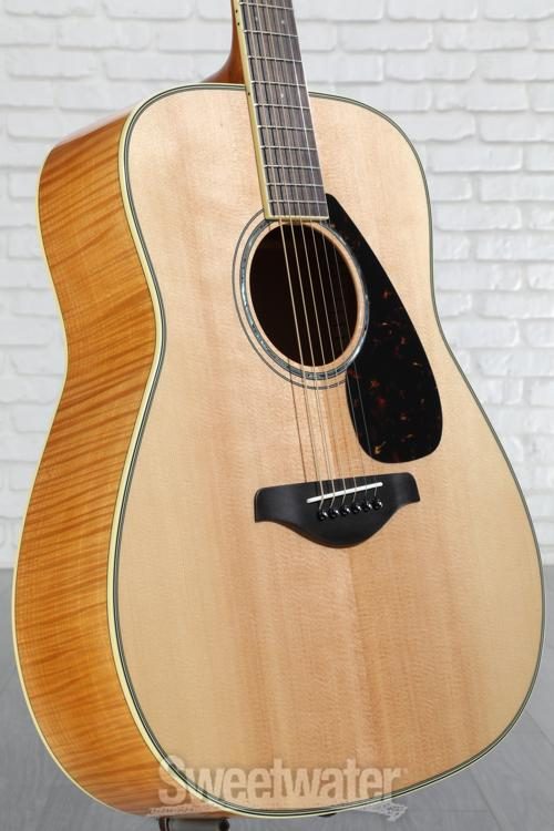 Yamaha FG840 Dreadnought Acoustic Guitar - Natural | Sweetwater