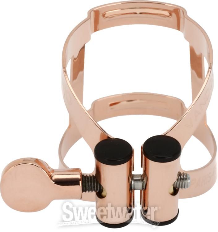 Vandoren M|O Alto Saxophone Ligature and Cap - Pink Gold