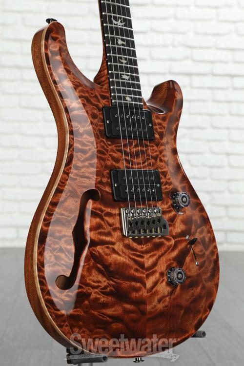 ギター P.R.S. Wood Library Custom24 PRS Wood Library Custom 24 Semi-Hollow Electric Guitar