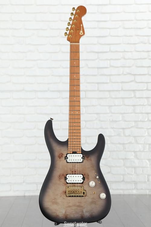 Charvel Pro-Mod DK24 HH 2PT Electric Guitar - Trans Black Burst