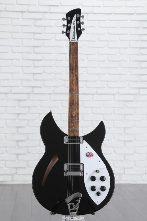 Rickenbacker 330 Thinline Semi-Hollow Electric Guitar - Jetglo