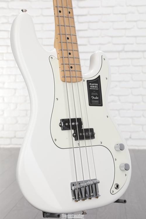 Fender Player Precision Bass - Polar White with Maple Fingerboard