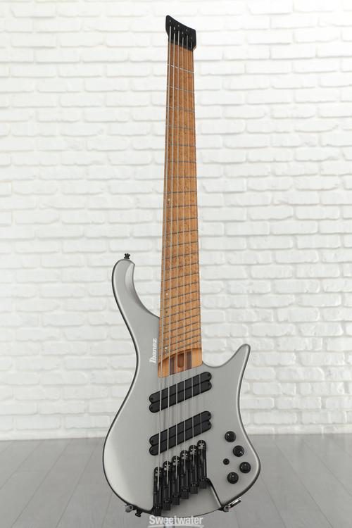 Ibanez Bass Workshop EHB1006MS 6-string Bass Guitar - Metallic Gray Matte