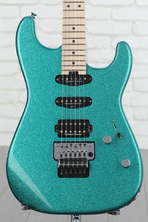 Charvel Pro-Mod San Dimas Style 1 HSS FR M Electric Guitar - Aqua Flake |  Sweetwater