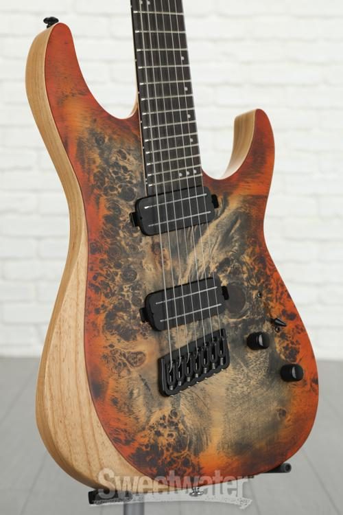 Schecter Reaper-7 Multiscale - Satin Inferno Burst