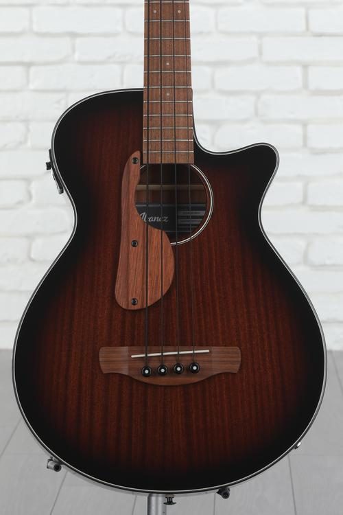 Ibanez AEGB24E AEG Acoustic-electric Bass Guitar - Mahogany