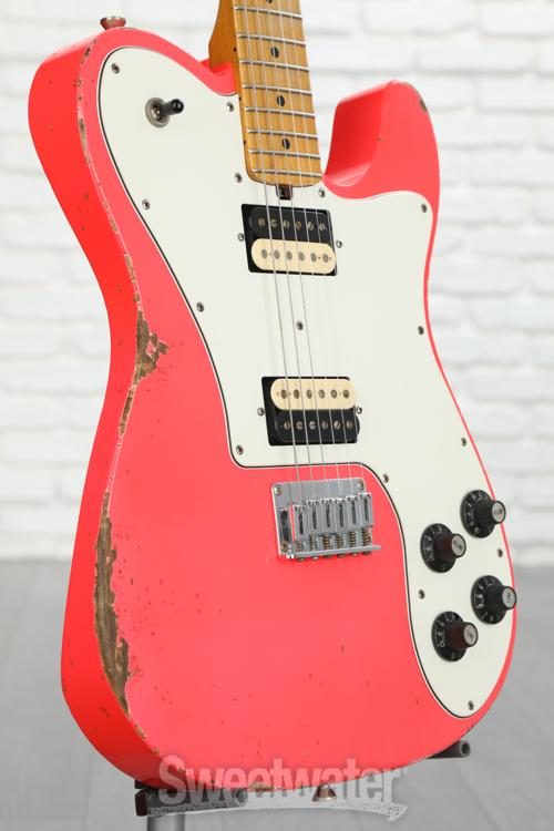 Friedman Vintage T Aged Electric Guitar - Pink, Sweetwater