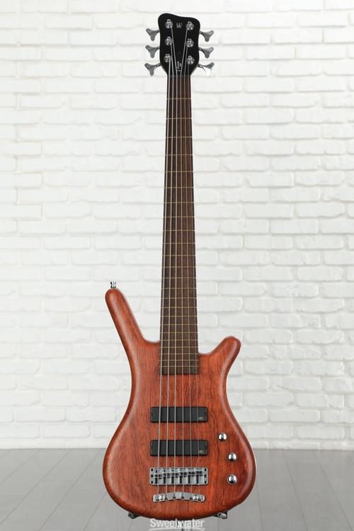 Warwick Pro Series Corvette Standard 6-string Bass Guitar - Natural Bubinga
