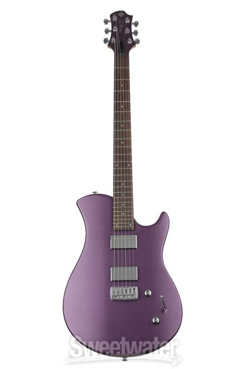 Relish Trinity Electric Guitar - Satin Purple, Sweetwater Exclusive